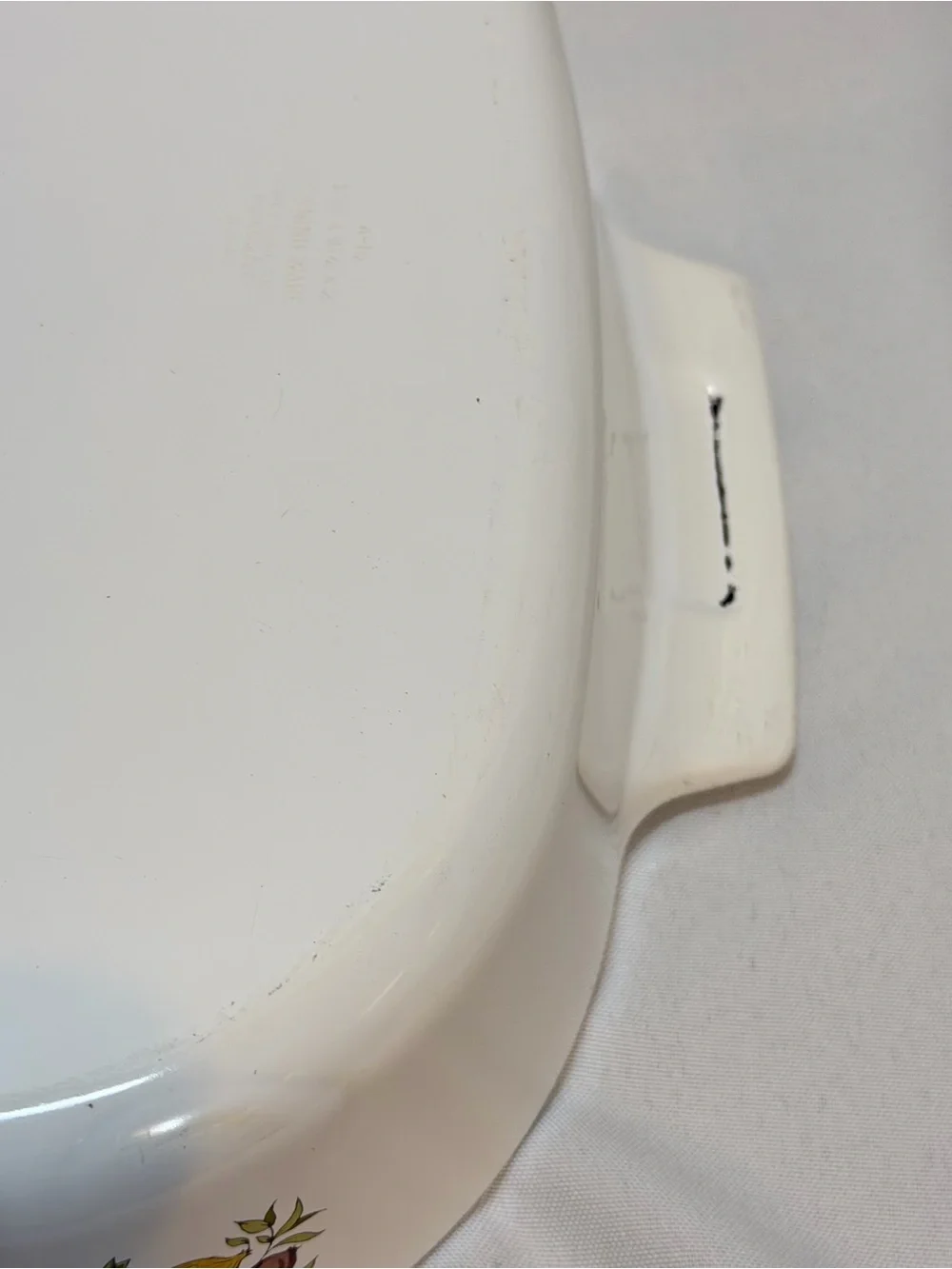 Large Casserole Dish Corning Ware Spice of Life Le Romarin 10x10x2 w/ Lid